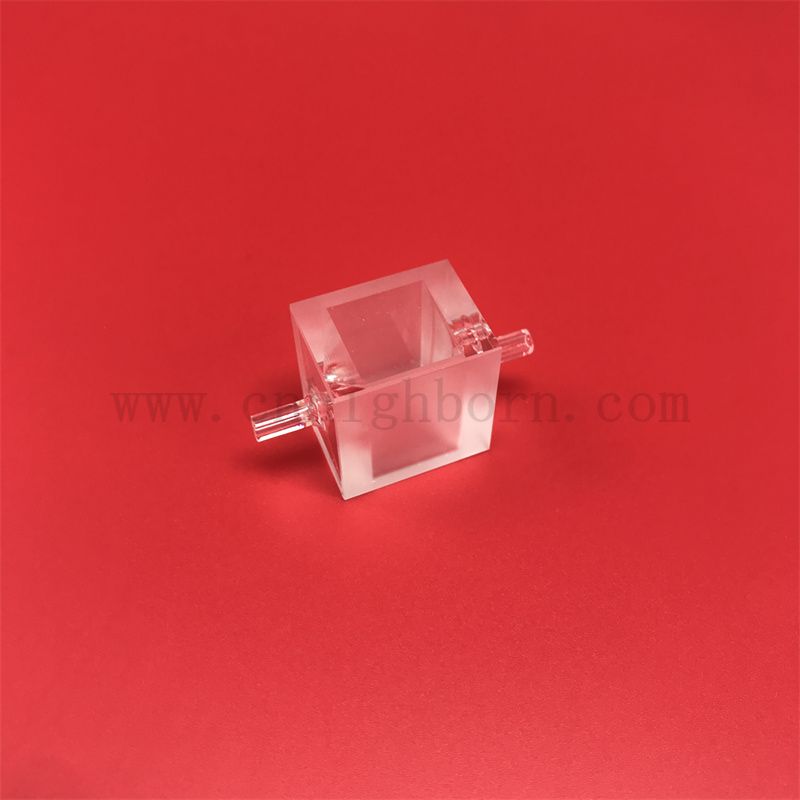Laborforschungsquarz Instrumente Quarz fluoreszierende Glaskuvetten
