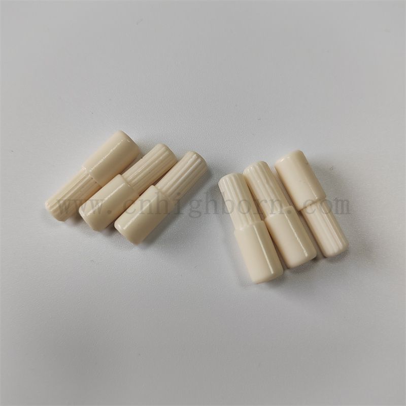 99,5% Aluminiumoxidstäbe hoher Verschleißfestigkeit für Textilverwendung Aluminiumoxid -Keramikisolationswelle