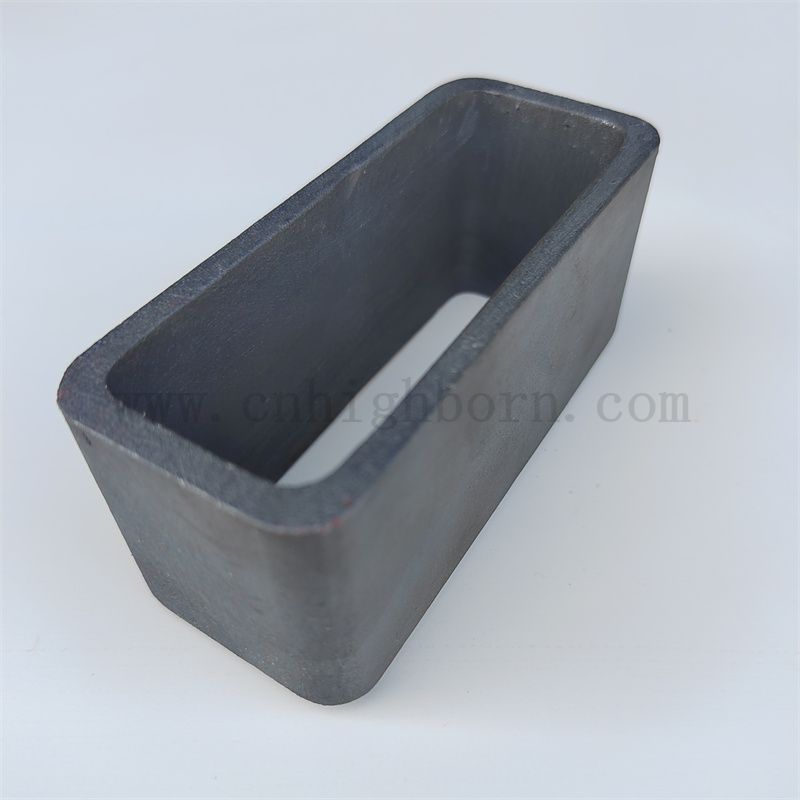 Isolatorreaktion gesinterte Siliziumkarbidrohr -Verschleißfestes Sic Ceramic Quadratrohr