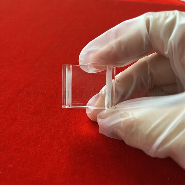 Drilling Square Clear Polished Fused Quartz Glass Sheet 