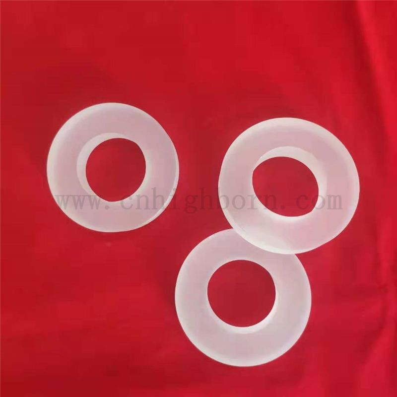 Schneiden von Quarzglasflanschen