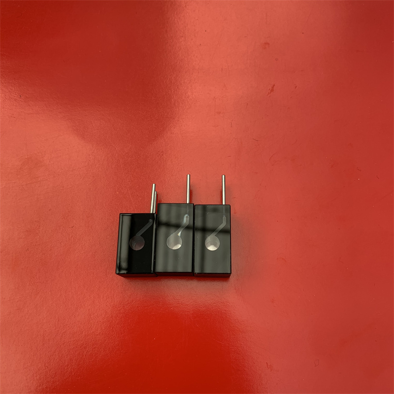 10 mm Lichtpfad 0,03 ml optische Glasflusszelle Schwarz Quarzkuvette