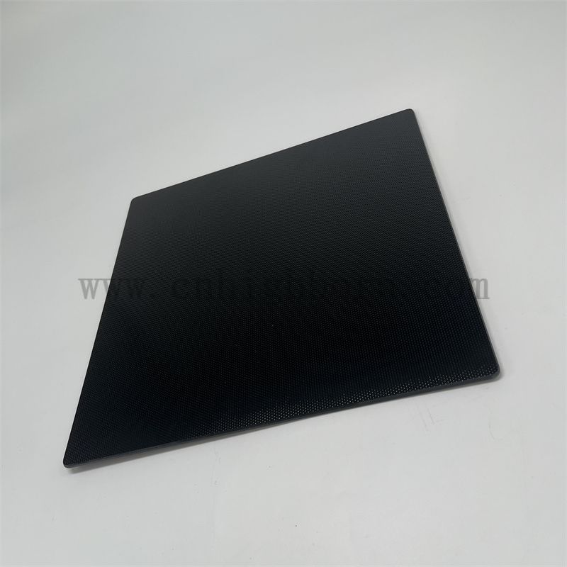 Glasplatte mit hoher Temperatur