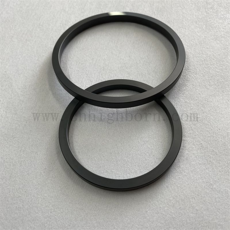  Customized Wea Resistenz Siliziumkohlenhöckel Ring Sic Ceramic Hoop