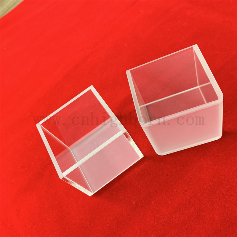 Laborglas Waren klarer Quarzflusszellen UV Sichtbares Spektrophotometer Lovibond Quarzglas Cuvette