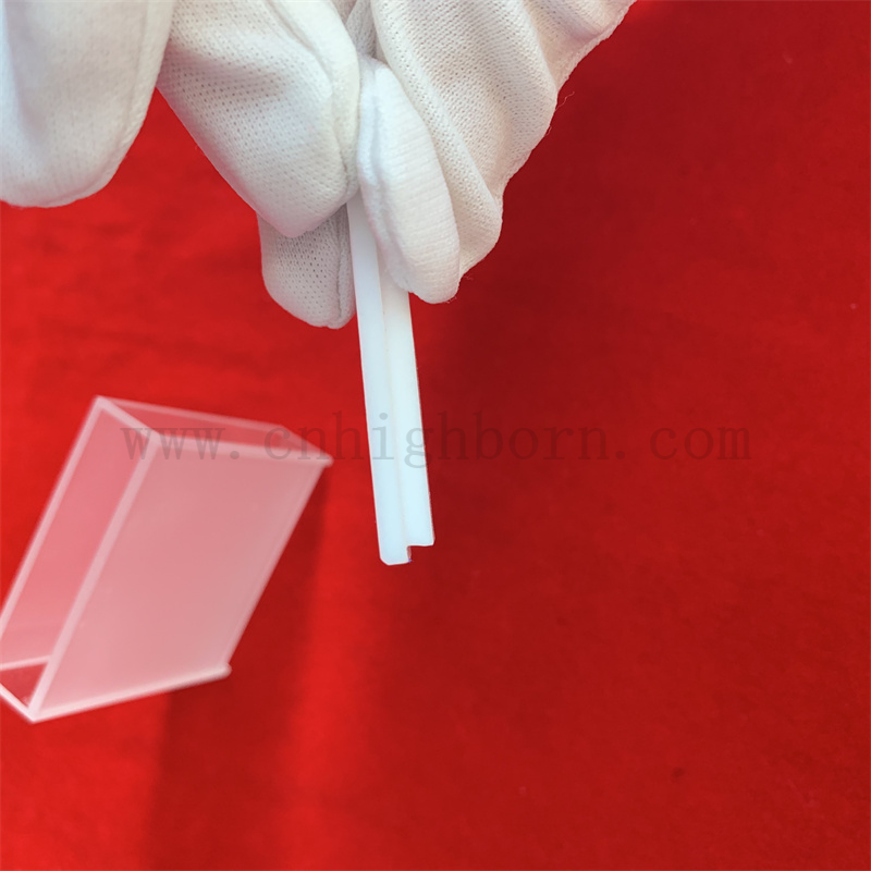 Standardglaszelle mit Deckelspektrophotometer Quarzglaskuvette für Labor