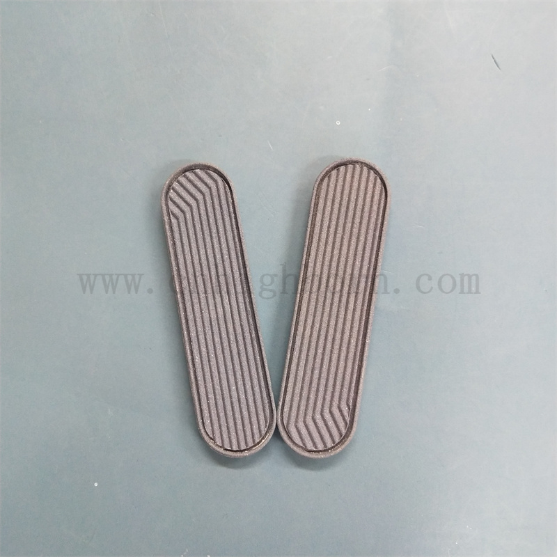 Benutzerdefinierte poröse Keramikblech Duft Steinstreifen für die Aromatherapie der Autoauslass