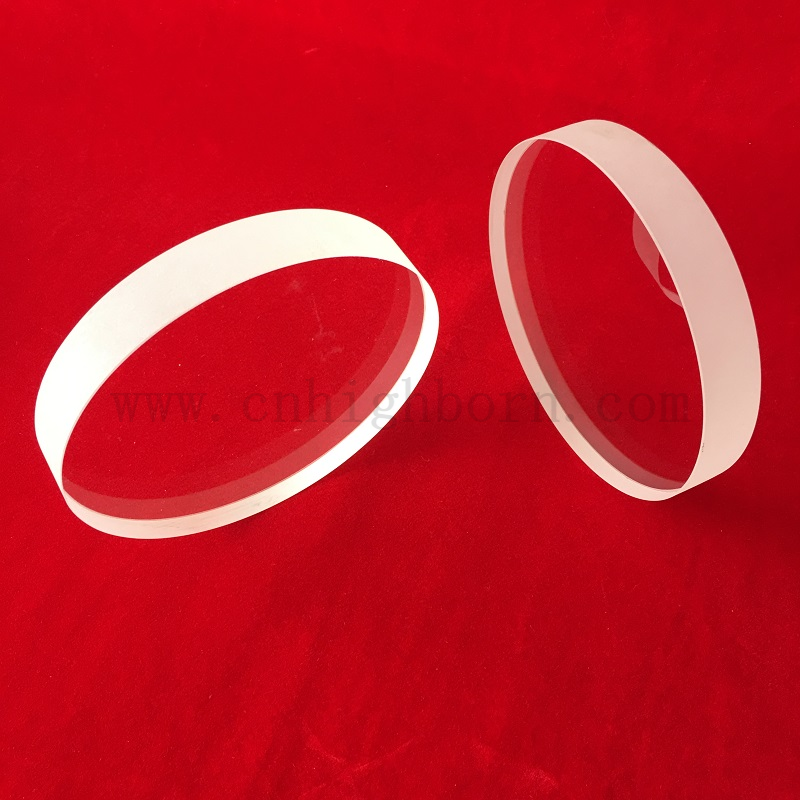 Hohe Präzision 20mm Sehglas klarer kreisförmiger Quarzglasscheibe