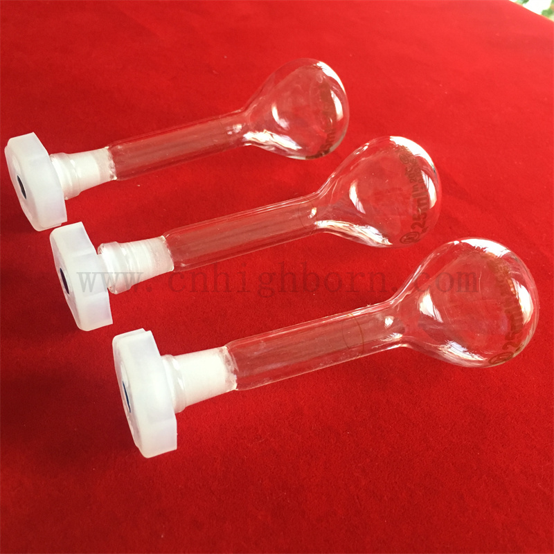 Clear Lab Borosilicat Glass Volumendiolflasche mit versiegeltem Oberteil