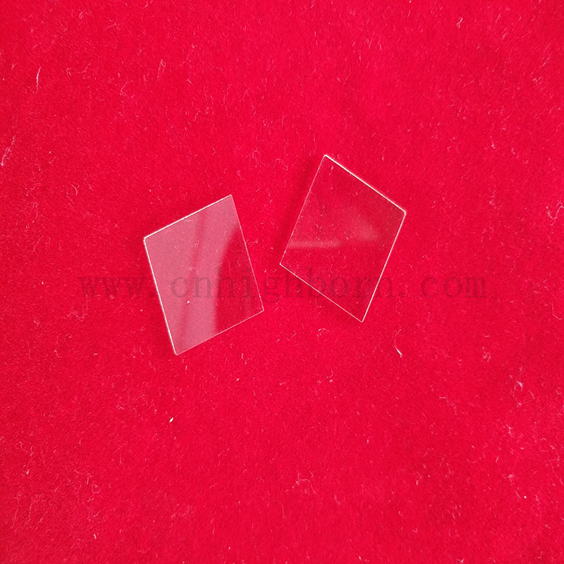 1-10 mm Dicke quadratische transparente Quarzglasplatte zur Heizlampe