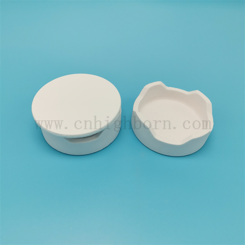 Mullite Sagger Ceramic Crucible Dental Sintering Tablett für Zirkonia Zahnlabor