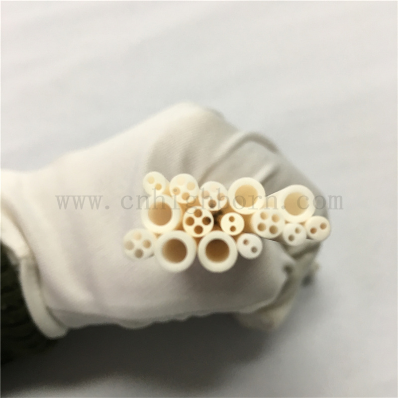 Customized Isolierung Alumina Keramikrohr 99 AL2O3 Perforiertes Rohr