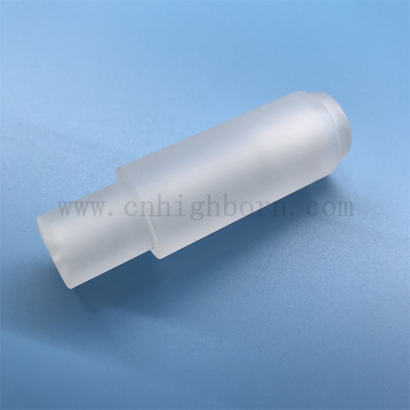 Wärmewiderstand durchscheinend maßgeschneiderte Quarzglasrohr mit Laserbohrungen