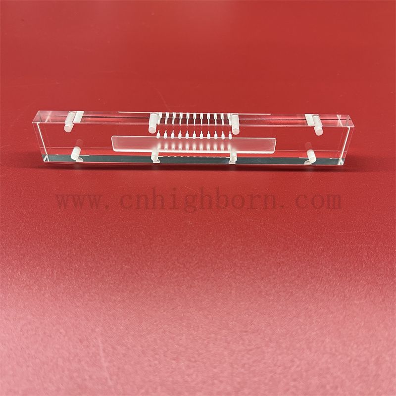 Hochtemperaturwiderstand Deep Process Laboratory Clear Quartz Instrument für experimentelle Glasstudien