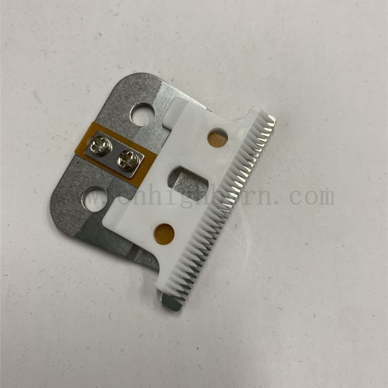 Zirkonia Keramik abnehmbarer Tierhaarschneiderblatt mit Metall Friseur -Clipper -Klingen des Austauschs