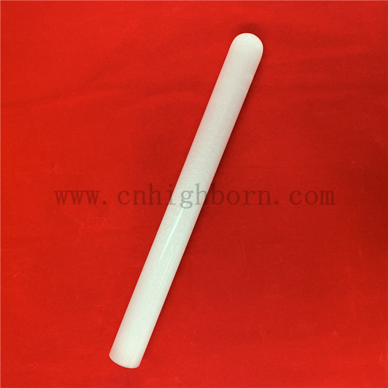 Rundes Bodenheizungsmilchmilch undurchsichtiges Silica Quarzglasrohr 