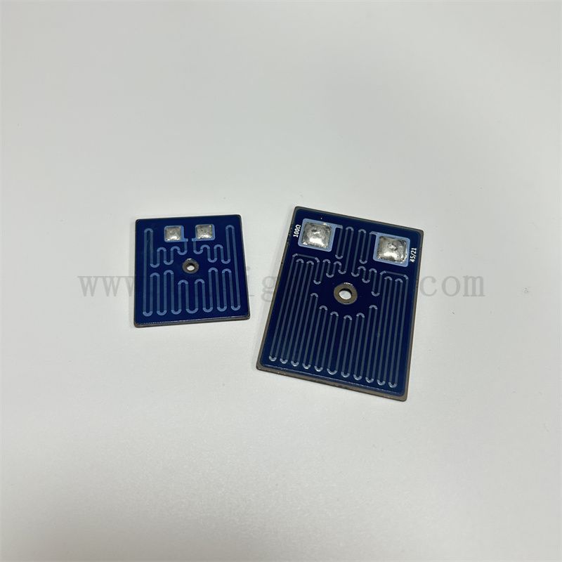 Hohe Genauigkeit 96% Aluminiumoxid -Keramik -Substrat Dicke Filmwiderstand Hybrid Integrated Circuit Board