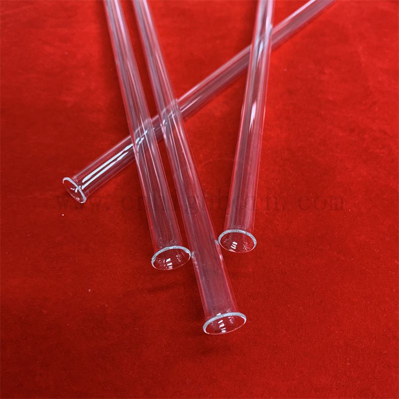 Anpassungsgröße und Form hitzebeständiger klares geschmolzenes Silica Quarzglasrohr 
