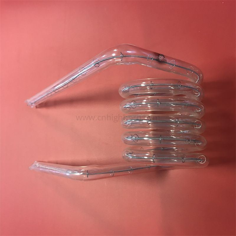 Spiralrohr aus Quarzglas zum Heizen 