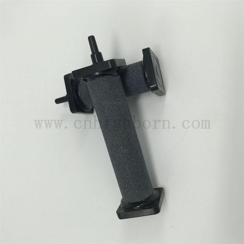 Dunkelgrau Zylinder hochwertiger Aquariumluftstein für Aquakultur und Fischtank