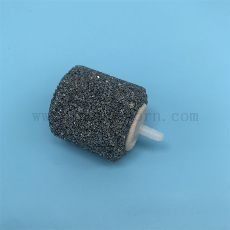 Hoher Sinterfischtank Luftblasenstein Aquarium Accessoire Zylinder für Teich Bubbler