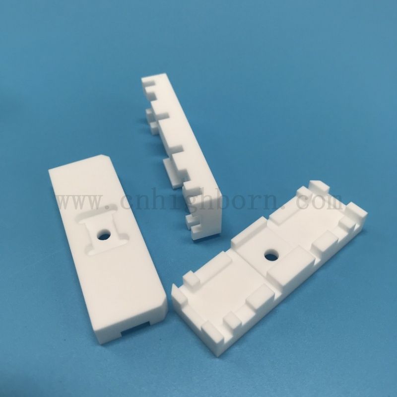 Customized Macor Ceramic Teil Easy Messable White Glass Ceramic Isolation Block
