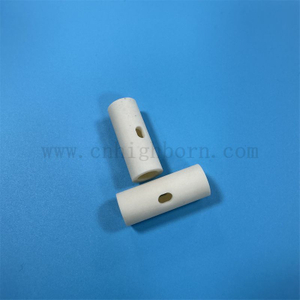99%ige Aluminiumoxid -Keramik -Rohr -Isolator AL2O3 Keramik unregelmäßiges Rohr