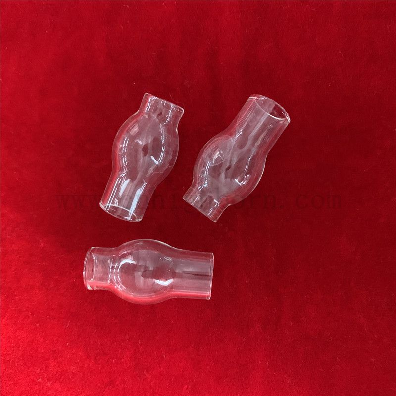  Wärmewiderstand Customisierte Form klar geschmolzene Silica Quarzrohr Labor Ware