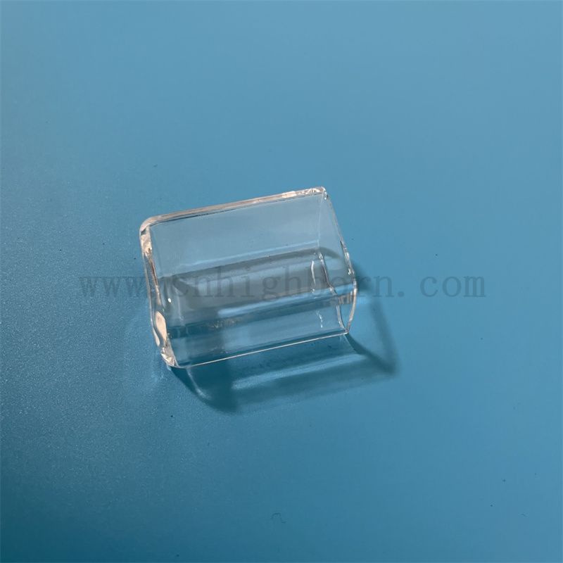 Wärmewiderstand Customisierte transparente quadratische Quarzglasröhre 