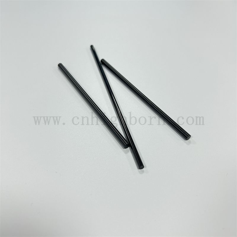 Customisierte schwarze Yatta -stabilisierte Zirkonia ZRO2 Keramik -Stangenwellenstange