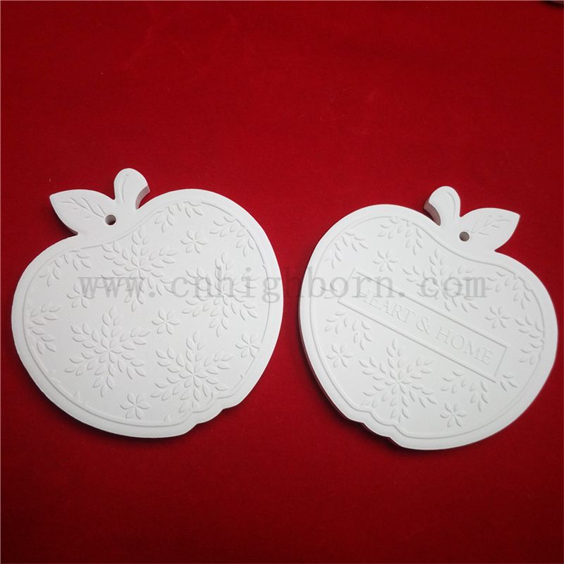 Flameless Diffusor Platte Customized Logo Garderobe ätherisches Öl Flüchtigen Aroma Keramikduft