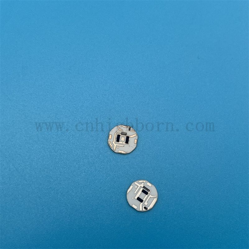 Customized Long Life Life Circular Form 96% Alumina Keramik Substrat dicke Filmschaltung PCB
