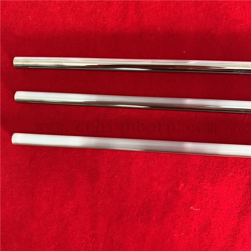 Customisierte hitzebeständige Quarz -Silica -Glasrohr mit Chrombeschichtet