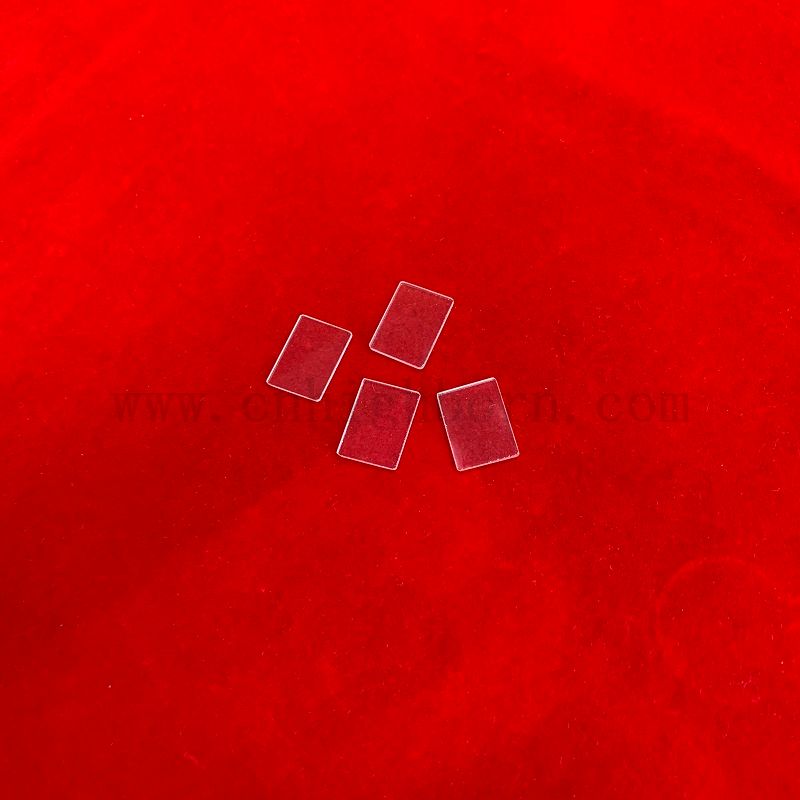 Customisierte Hochkorrosionswiderstand quadratische transparente Quarzglasplatte