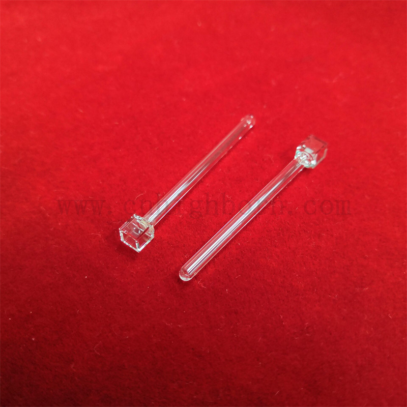 Hochpräzise Labor Ware Atomic Gas Chamber Micro Glass Cuvette Quarzglas Dampfzelle 