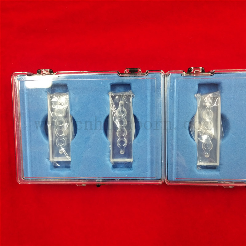 Laborspektrometer angepasst Clear Quartz Glass Cell Cuvette