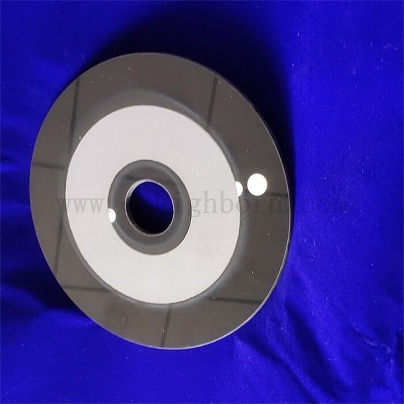 Wärmewiderstand Schwarzer runder Keramik weit Infrarotglas Heizungswafer 