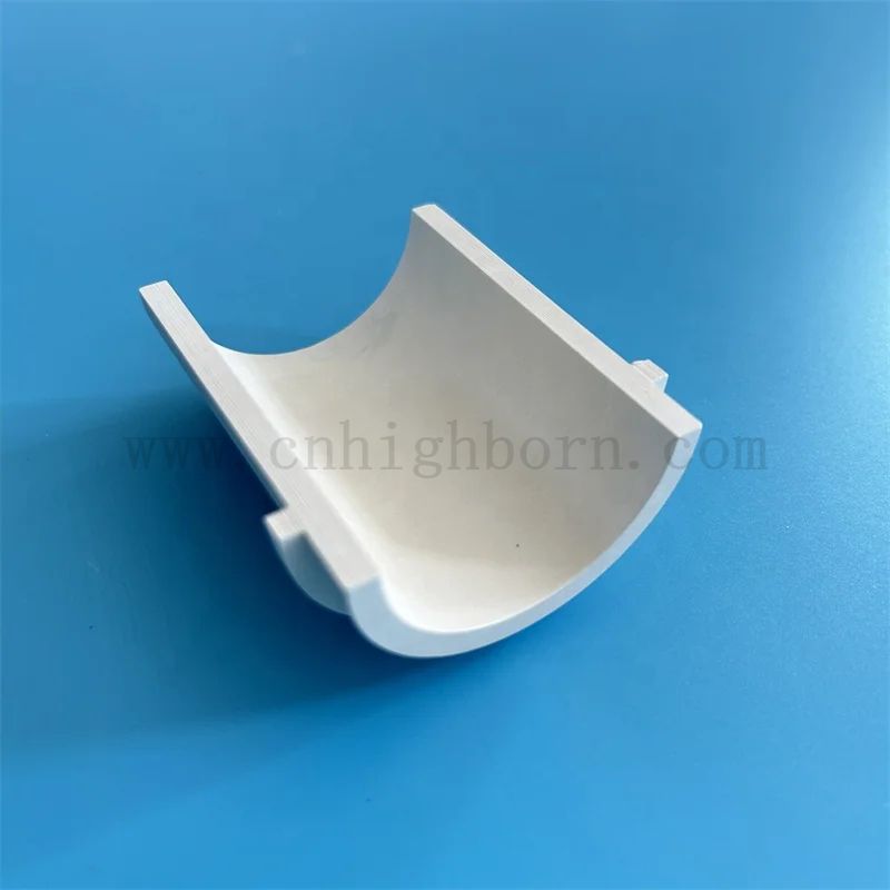 Isolator Bornitrid unregelmäßiger Teil hohe thermische Leitfähigkeit Bn Keramik Halbrohr/Rohr