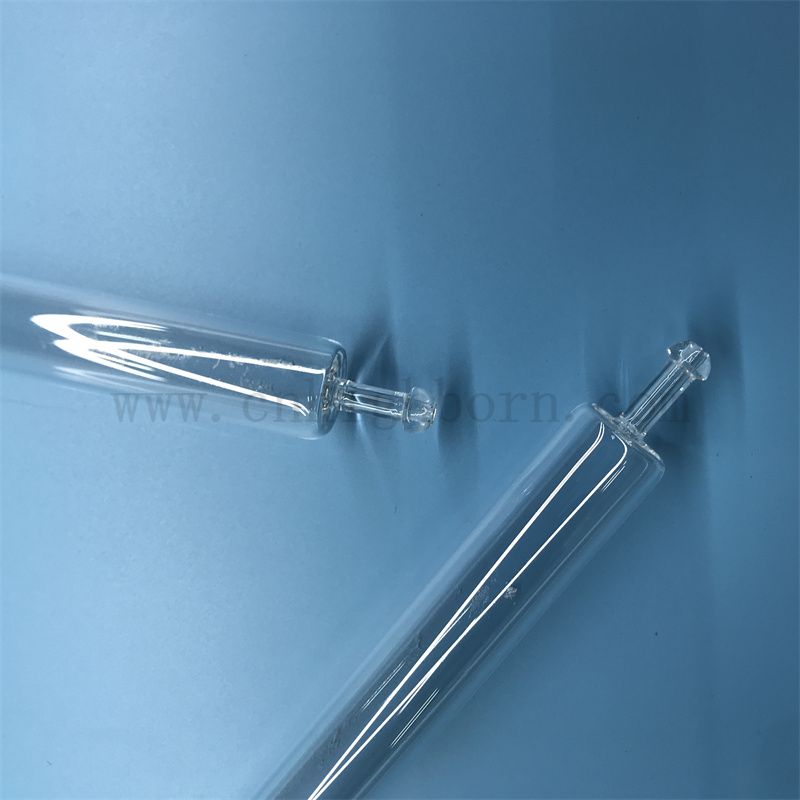 Wärmewiderstand Customized Transparent Fused Silica Quarzglasrohr