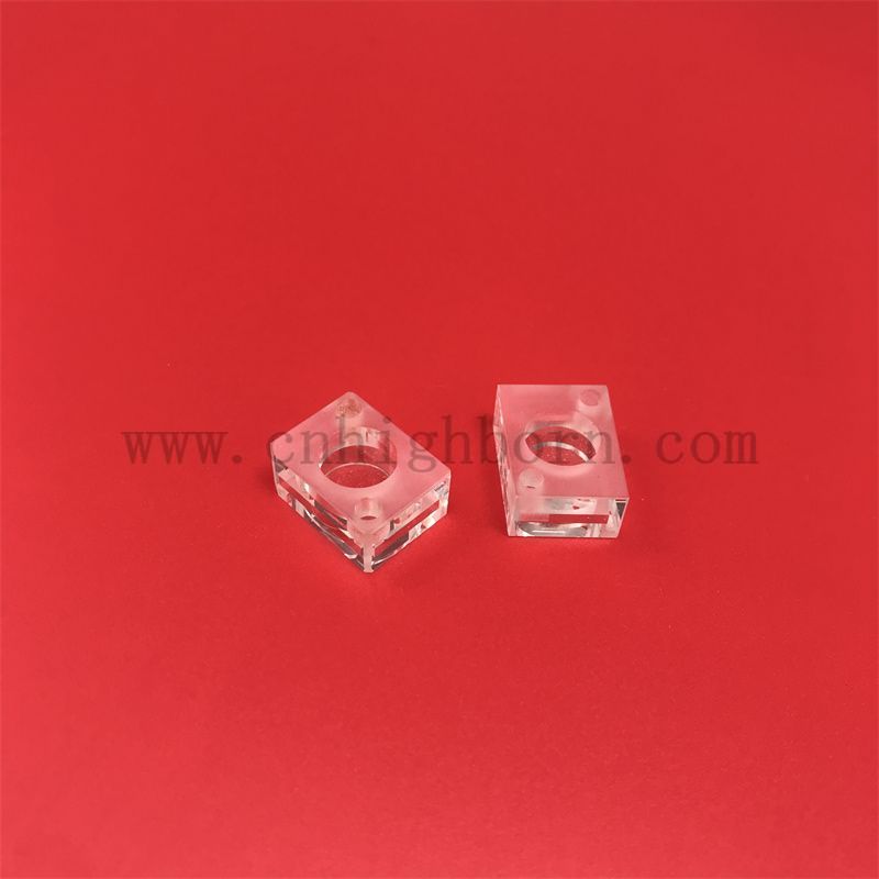 Laborforschung Quarzinstrumente Halbmikrofluorometer UV Quarzglas Cuvette