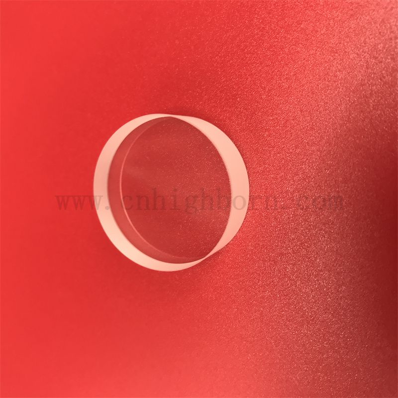 Angepasste runde transparante 10 -mm -Dicke Saphirglaslinse