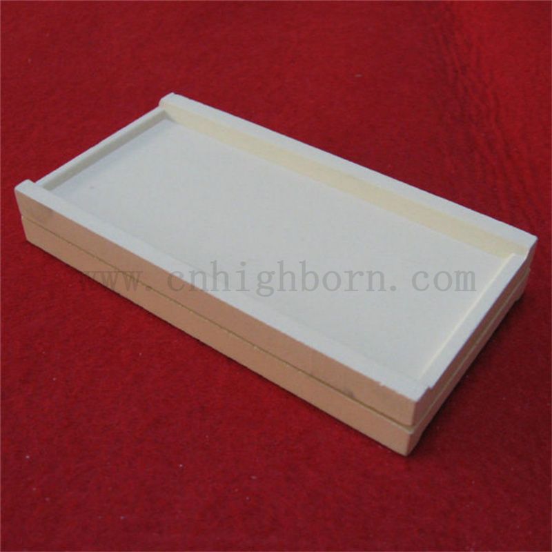 Isolator Calciumstabilität Zirkonia Sagger Customized Refractory ZRO2 Keramikschale