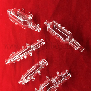 Maßgeschneiderte Aufschlussröhrchen aus klarem Quarzglas, Wasseranalyse-Quarz-Aufschlussröhrchen