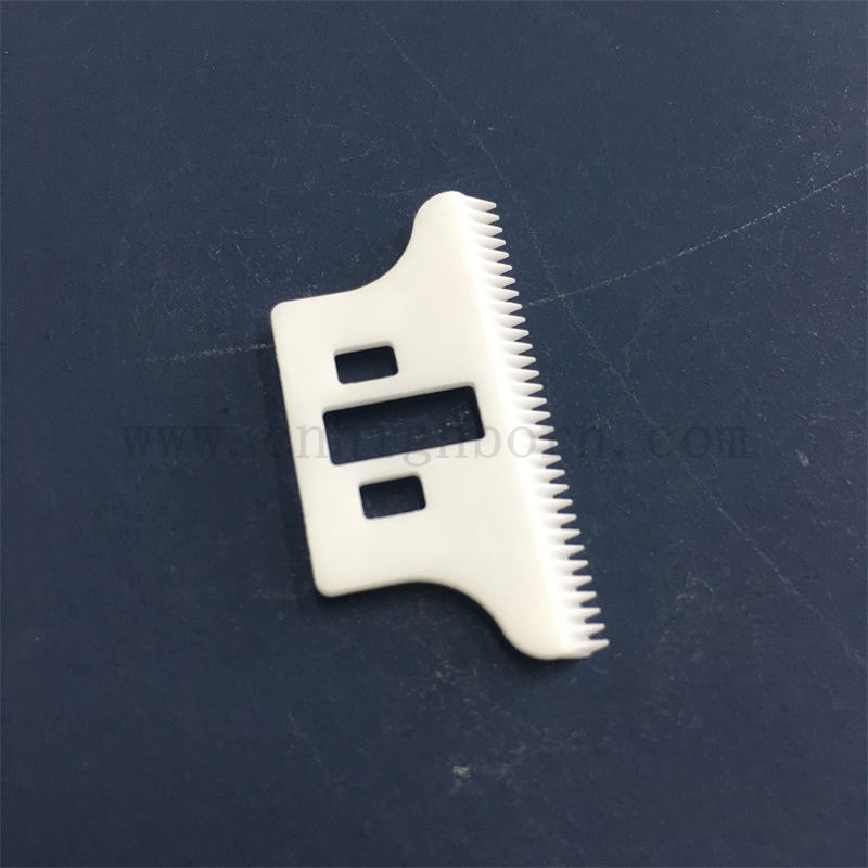 Verschleißfestigkeit Zirkonia Keramikklinge ZRO2 -Teil für den Gebrauch des Haarschnitts