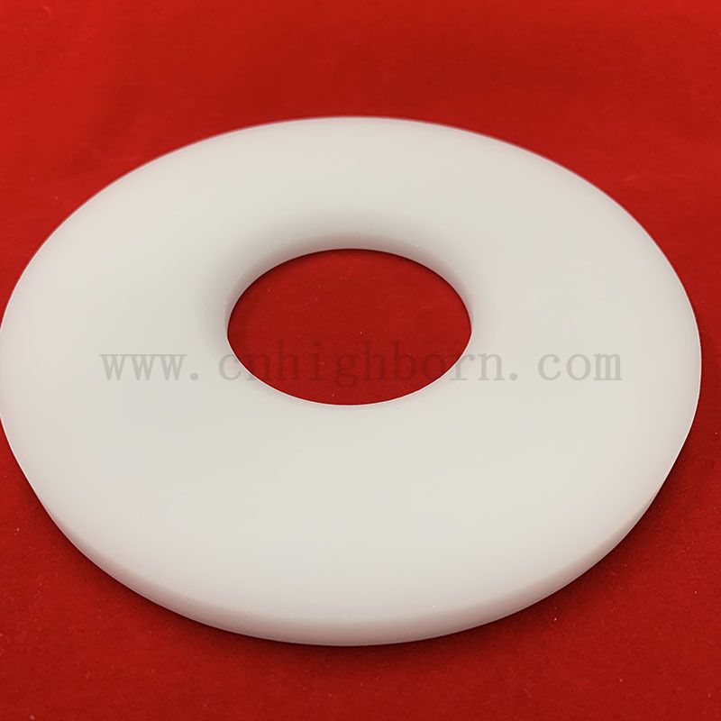 Korrosionsbeständigkeit undurchsichtiger Silica Ring Milky White Quarzglasflansch