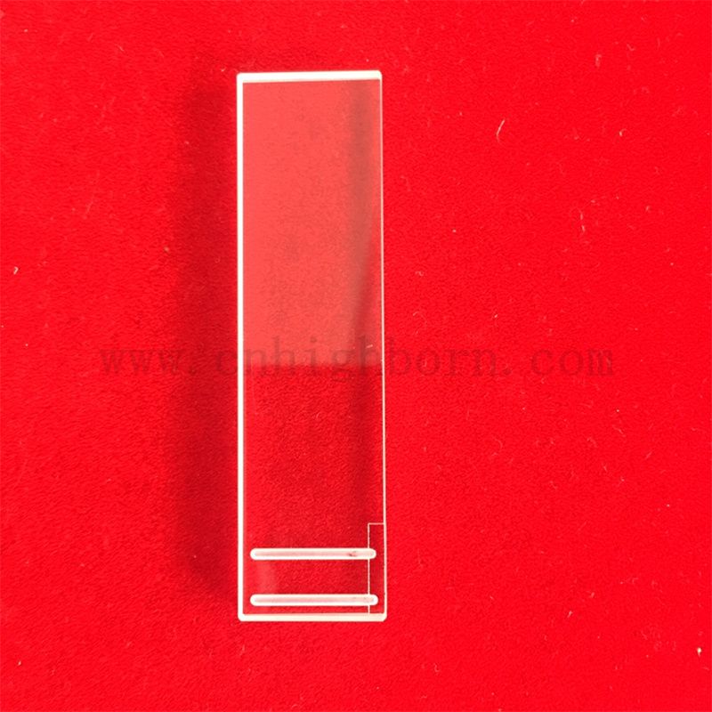 Hochtemperaturlaser Bohrung Klar fusioniert Silica Panel Quarzglasplatte 
