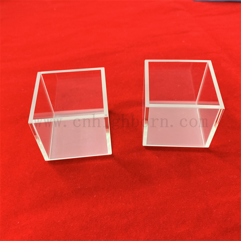 Laborglas Waren klarer Quarzflusszellen UV Sichtbares Spektrophotometer Lovibond Quarzglas Cuvette