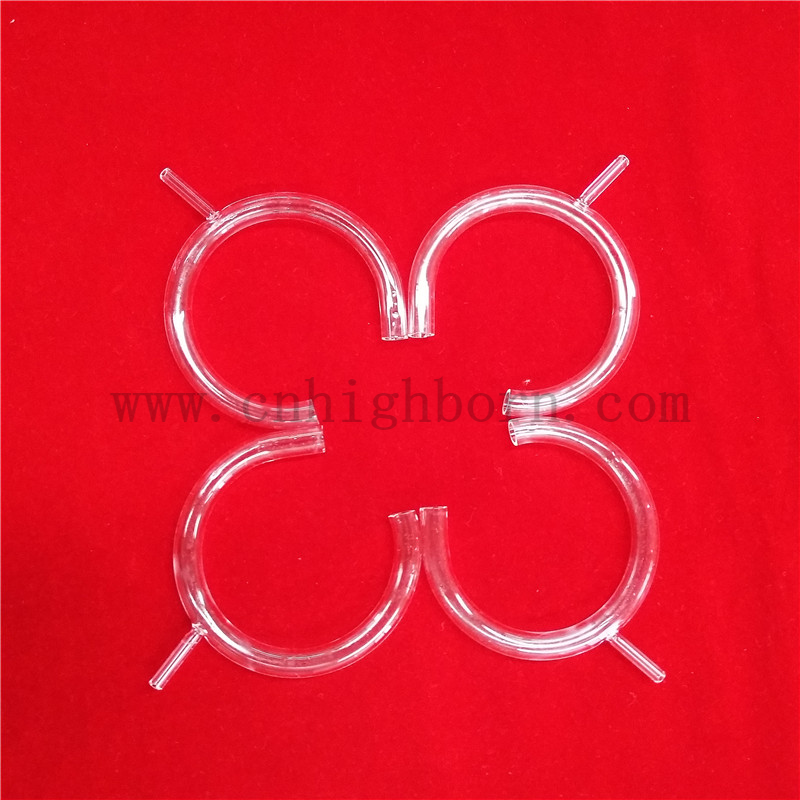 Wärmewiderstand Clecorized Clear Fused Silica Quartz C Formrohr