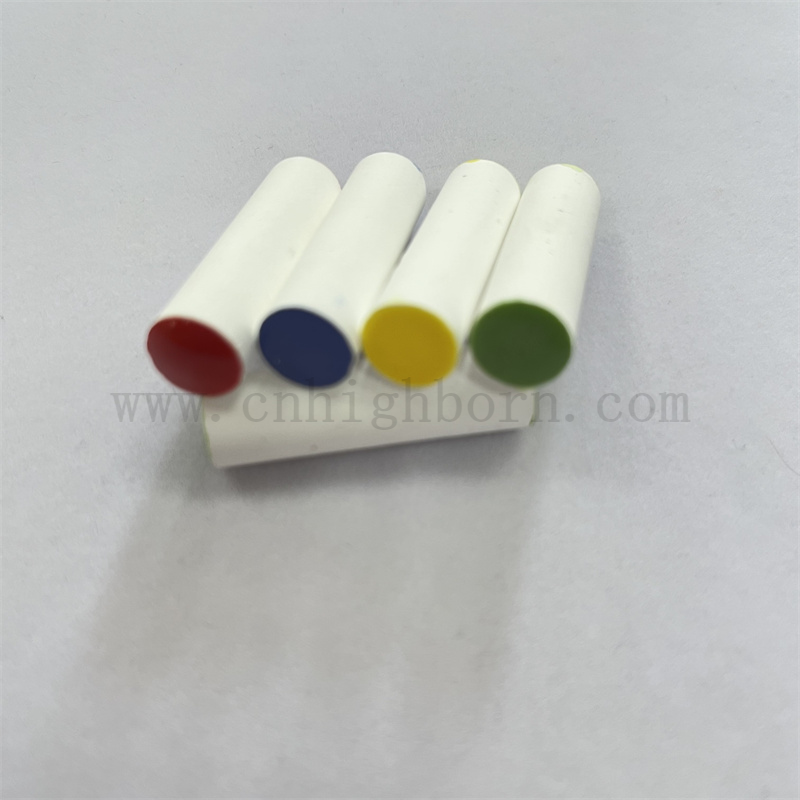 Neue Energiefahrzeug -Aromatherapie -Stick beide Enden farbenfrohe glasierte poröse Keramikaroma -Diffusorstangen