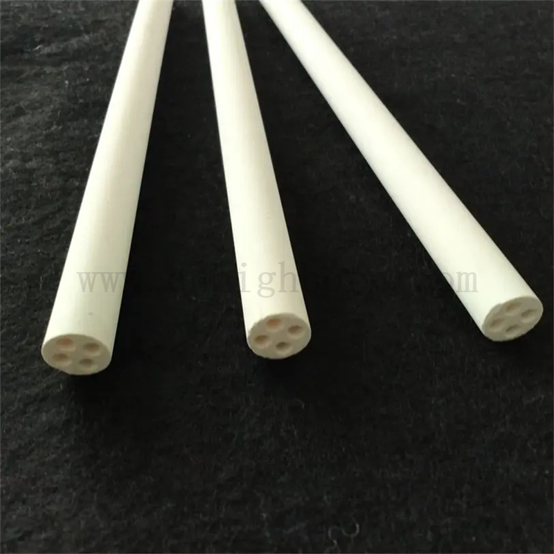 Hochreinheit MGO Keramikrohr Magnesiumoxid Keramikisatorik